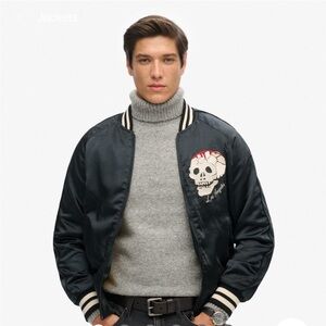 Superdry sukajan embroidered bomber jacket